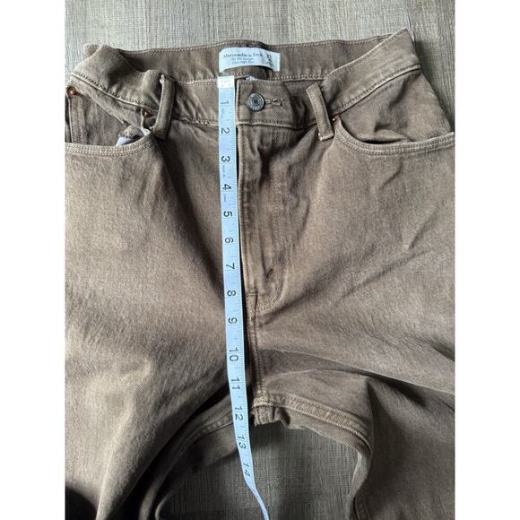 ABERCROMBIE & FITCH The 90's‎ Straight Ultra High Rise Jeans Curve Women's Sz 27 - Picture 4 of 7